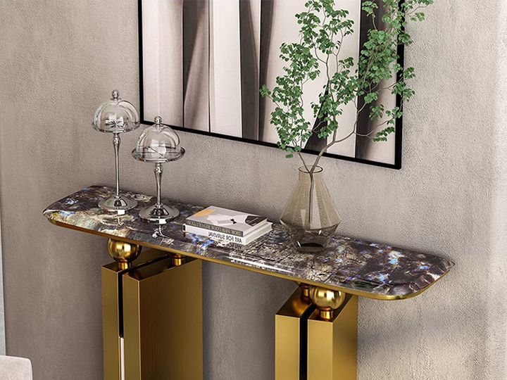 Gold & Marble Console